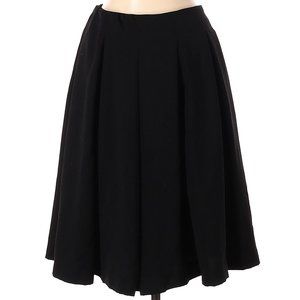 Uniqlo pleated swing skirt, midi length